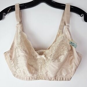 Vassarette 34D Pink Vintage Lace Underwire Bra Style 4065 NWT Classic Lingerie